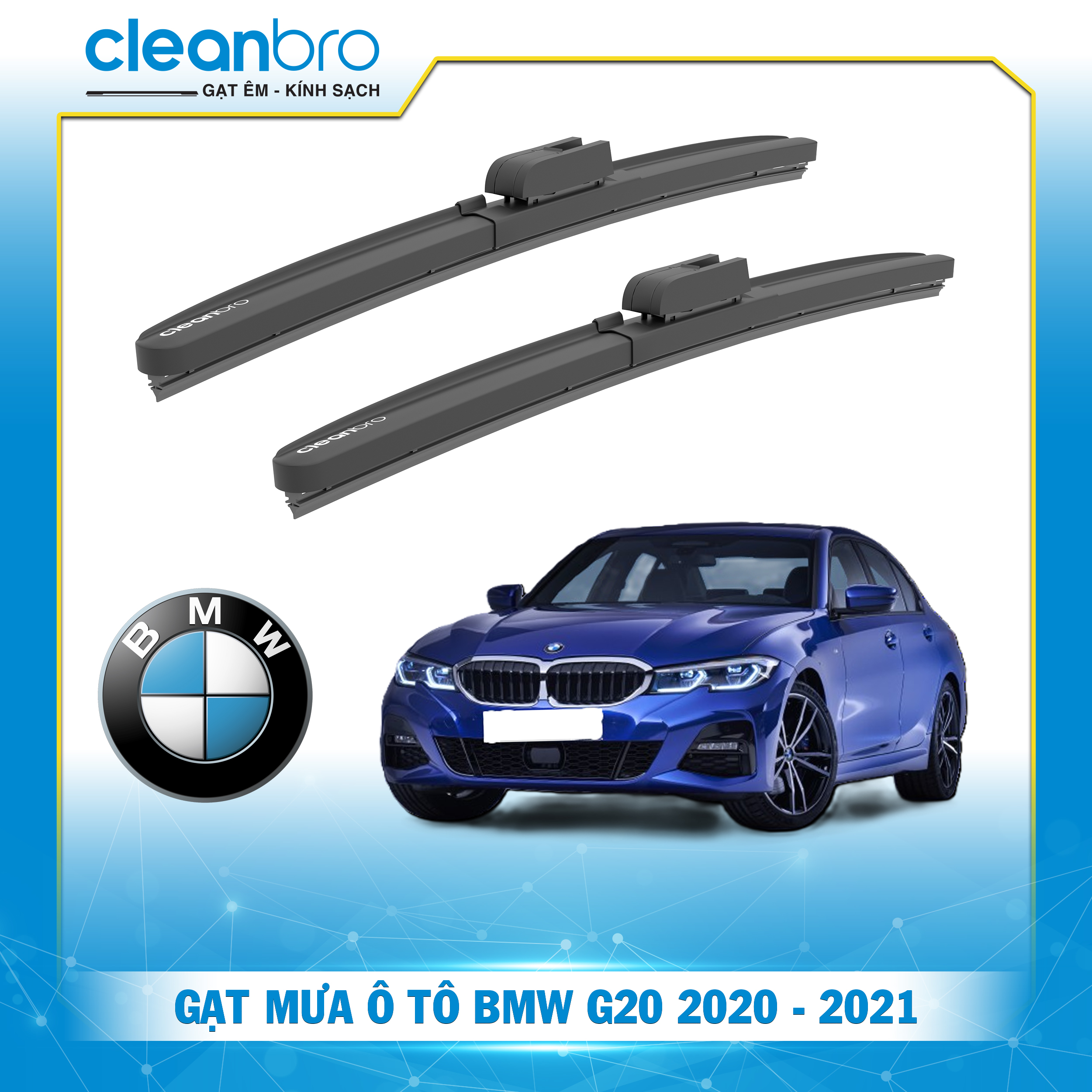 Gạt mưa ô tô hiệu ứng lá sen BMW G20 [2020-2021+]